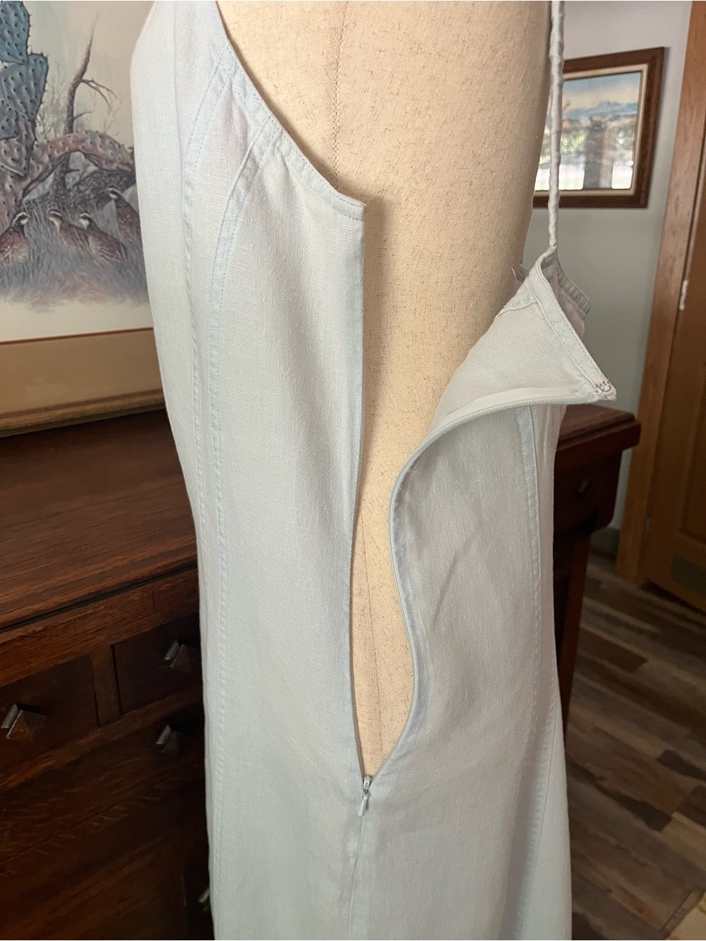 J. Jill 100% Linen maxi A-line dress - Picture 4 of 10